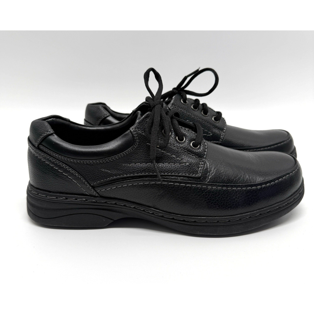 Croft & Barrow Wells Men's 9.5 M Black Leather Business Casual Shoes NIB - Picture 3 of 10